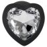 You2Toys Anaaltapp - valge kiviga anaaltapp (must)