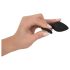 You2Toys Anaaltapp - valge kiviga anaaltapp (must)