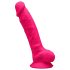 Silexd 7 - iminapaga hernekujuline dildo - 17,5 cm (roosa)