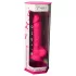 Silexd 7 - iminapaga, munanditega dildo - 17,5 cm (roosa)