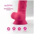 Silexd 7 - iminapaga, munanditega dildo - 17,5 cm (roosa)