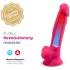 Silexd 7 - iminapaga, munanditega dildo - 17,5 cm (roosa)