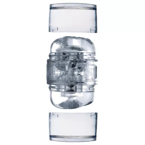 Fleshlight Quickshot Riley Reid - reisimastrubaator - kompakt - läbipaistev