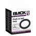 Black Velvet - silikoonist peeniserõngas (must) - 5cm