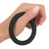 Black Velvet - silikoonist peeniserõngas (must) - 5cm