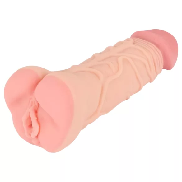 Nature Skin - 2in1 masturbaator ja peenisehülss - naturaalne