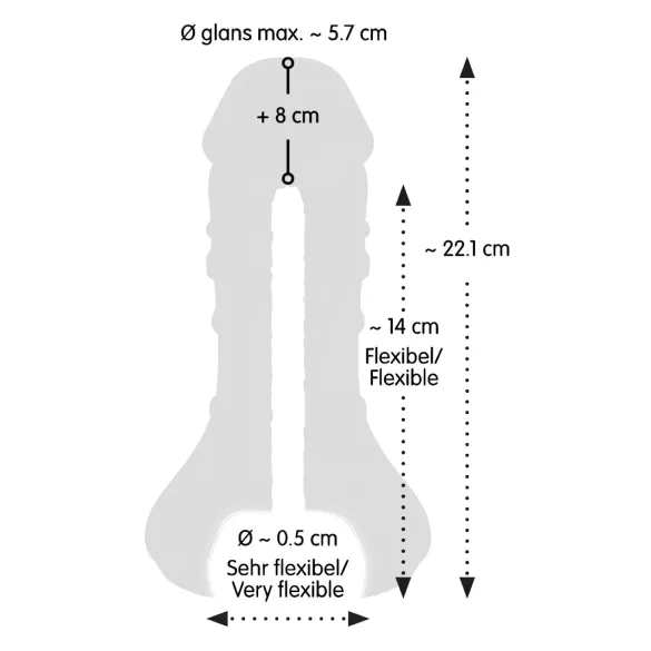 Nature Skin - 2in1 masturbaator ja peenisehülss - naturaalne