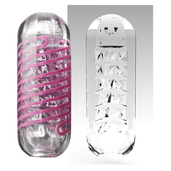 TENGA Spinner Brick - masturbaator - läbipaistev