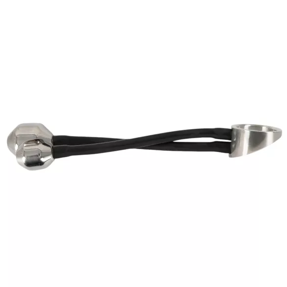 You2Toys Heavy Gear - peeniserõngas anaalkaaluga - must