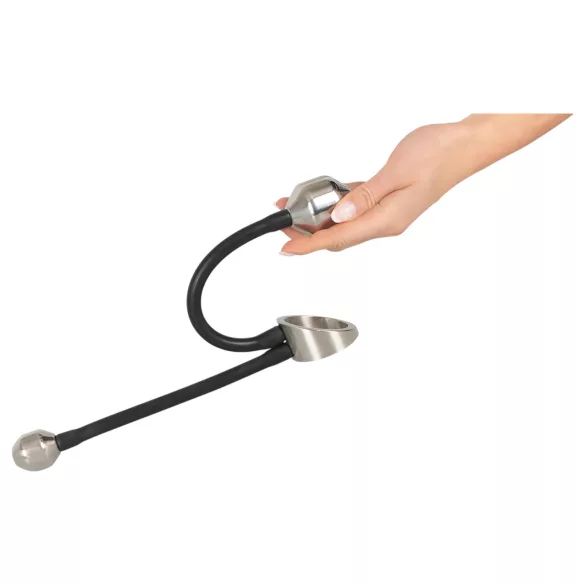 You2Toys Heavy Gear - peeniserõngas anaalkaaluga - must