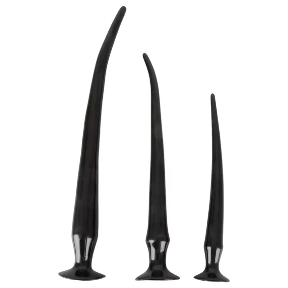 You2Toys - anaalipistikute komplekt - ekstra pikk - must - 3 tk