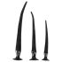 You2Toys - pikk anaalpluggide komplekt (3 tk) - must