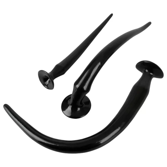 You2Toys - anaalipistikute komplekt - ekstra pikk - must - 3 tk
