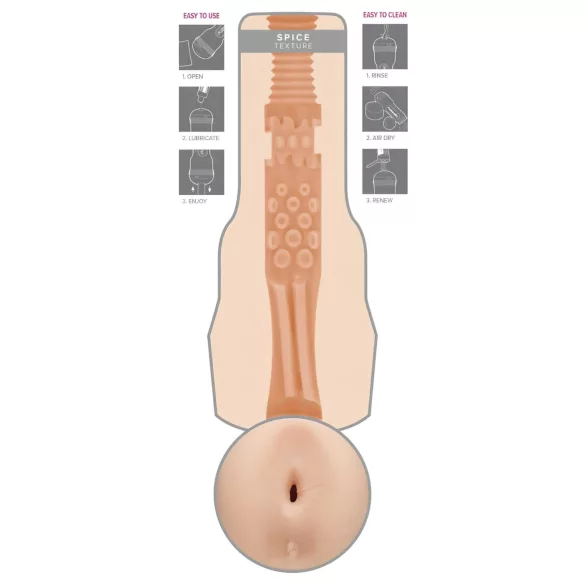 Fleshlight Eva Lovia Spice - anaalseks masturbator - silikoon