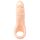 Realistixxx Double F - realistlik dildo ja peeniserõngas (naturaalne)