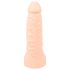 Realistixxx Double F - realistlik dildo ja peeniserõngas (naturaalne)