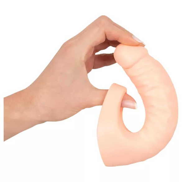 Realistixxx - topelt dildos rõngaga - realistlik nahatooni dildo