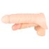 Realistixxx Double F - realistlik dildo ja peeniserõngas (naturaalne)