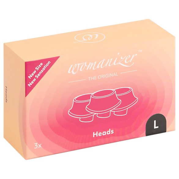 Womanizer L - vaakumotsaku komplekt - suur - must (3 tk)