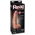 Real Feel Deluxe No.9 - realistlik vibraator munanditega