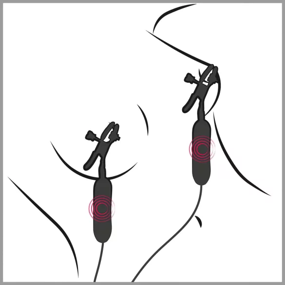 Fetish - vibreeriv nibuklamber - must