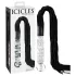 Icicles No. 38 - nahast piits ja klaasist dildo - läbipaistev-must