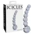 Icicles No. 66 - klaasist dildos - kumer, pallikestega - läbipaistev