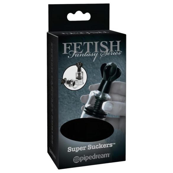 Fetish Super Suckers - nibutas nibu pump (must/ läbipaistev)