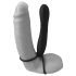Fetiš Double Trouble - kombineeritud rõngas ja dildo (must)