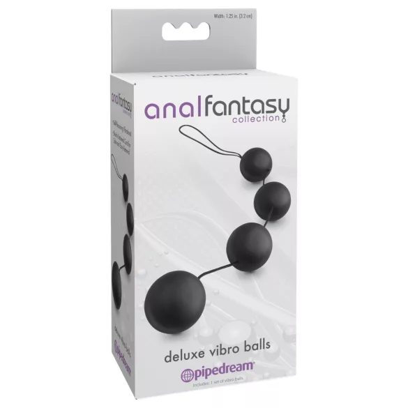 Anal Fantasy - anaalhelmeste kettkett kuulidega anaalhelmed - must