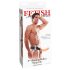 Fetish Strap-On 8 - kinnitatav õõnes vibraator (naturaalne)