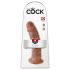 King Cock 9 - iminapaga realistlik dildo (23 cm) - tume naturaalne