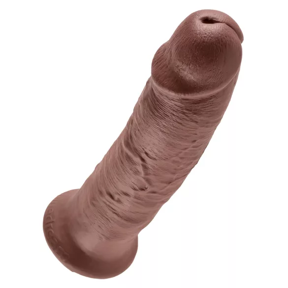 King Cock 10 - suur iminapaga dildo (25 cm, pruun)