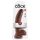 King Cock 9 - suur iminapaga munanditega dildo (23 cm) - pruun