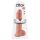 King Cock 11 - iminapaga, munanditega dildo (28 cm) - looduslik
