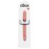 King Cock 12 Slim - elutruu topeltdildo (31cm) - naturaalne
