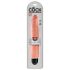 King Cock 10 Stiffy - veekindel, elutruu vibraator (25cm) - naturaalne