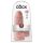 King Cock 9 Chubby - iminapaga, munadega dildo (23cm) - naturaalne