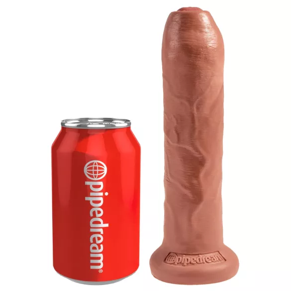 King Cock 7 - realistlik dildol 18cm - tume naturaalne