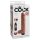 King Cock 10 - elutru pritsiva dildo (25 cm) - naturaalne