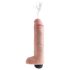 King Cock 10 - elutru pritsiva dildo (25 cm) - naturaalne