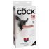 King Cock 7 - musta strap-on dildovööga