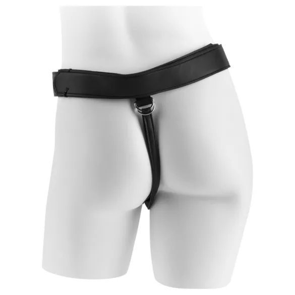 King Cock 7 - strap-on dildo rihmaga - must