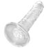 King Cock Clear 6 - iminapaga dildot (15 cm)