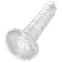 King Cock Clear 6 - iminapaga dildo (17,8 cm)