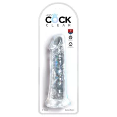 King Cock Clear 8 - realistlik dildoga iminapaga - suur 20cm