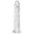King Cock Clear 8 - iminapaga, suur dildo (20cm)