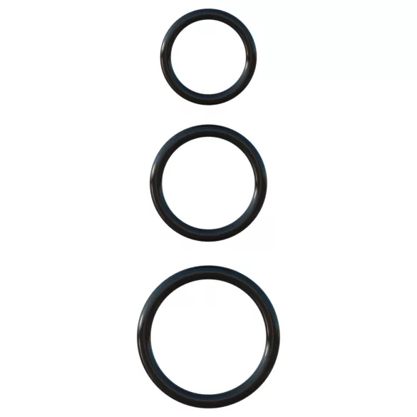 Fantasy C-Ringz - peeniserõngaste komplekt - must