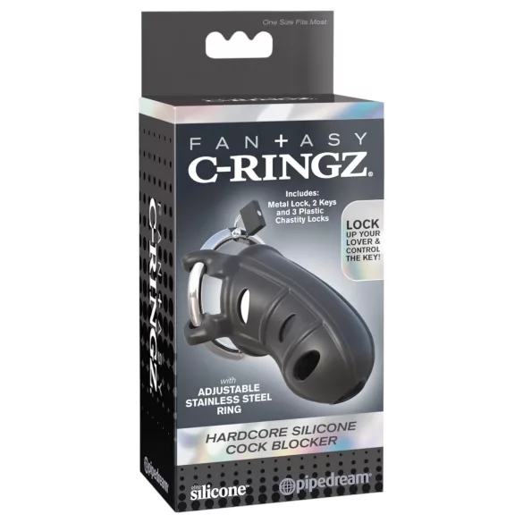 C-Ringz - silikoonist peenisekõrvarõngas - must