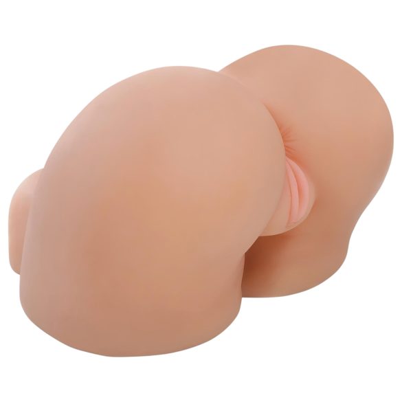 "FMS Petite - vagiina & pepu masturbaator (naturaalne)"